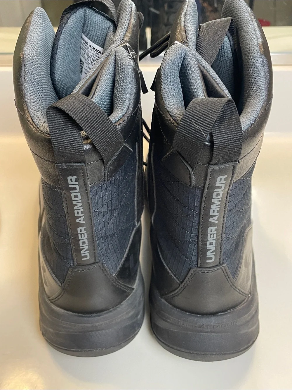 Under Armour Men's Stellar G2 Zip Waterproof Military Tactical Black Boots